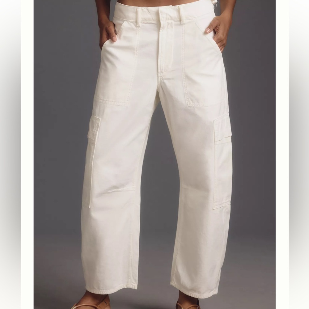 Citizens Of Humanity Marcelle Jeans in Off White-26 NWT - Picture 2 of 16
